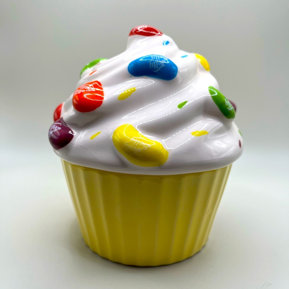 Colorful Cupcake Ceramic Trinket Box